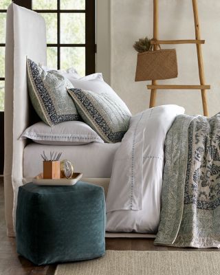 Velvet Pouf | Garnet Hill