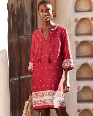 Garnet hill linen outlet dress