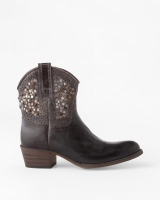 frye deborah studded boots