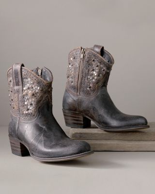 Frye studded shop booties