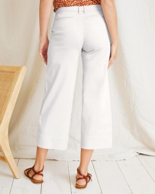 ブリストル　CROPPED VENTILATION CHINO PANTS 美品 Cropped Wide-Leg Chinos | Garnet Hill