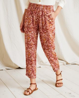 Linen Cropped Trousers