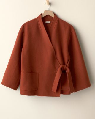 Texture and thread wrap jacket deals