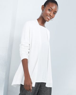 Eileen fisher 2024 white cardigan