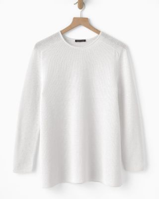 EILEEN FISHER Organic-Linen & Organic-Cotton Tunic Sweater