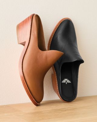 Michelle leather mules sale