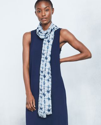 EILEEN FISHER Viscose Jersey Crew-Neck Midi Sleeveless Dress - Petite |  Garnet Hill