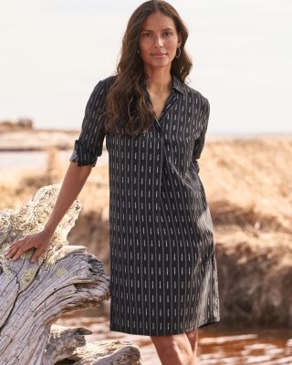 Modern TENCEL™ Shirtdress | Garnet Hill