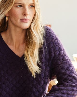 トップス ULTELIOR HONEYCOMB CASHMERE SWEATER AU217_SU8665?$crop1254$