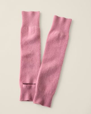Brushed-Cashmere Leg Warmers | Garnet Hill