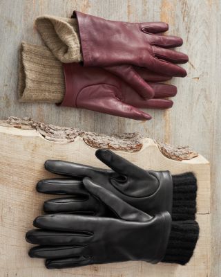 Cashmere lined leather gloves new arrivals