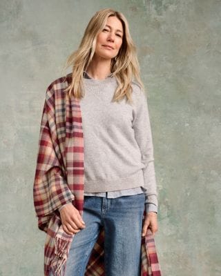 Essential Washable-Cashmere Sweatshirt | Garnet Hill