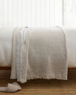 White linen blanket hotsell