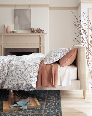 Charlotte Floral Wrinkle-Resistant Sateen Sheet Set | Garnet Hill