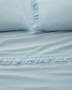 Astor Ruffle Washed-Percale Bedding