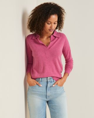 Cashmere polo outlet sweater