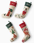 Crewel Embroidered Stocking Collection