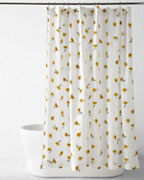 Sunflower Organic-Cotton Percale Shower Curtain