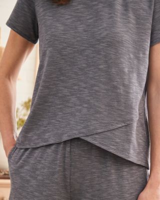 Nautica Herren Schlafshirt – Kurzarm, Rundhals, Aus Weichem Baumwoll-Jersey
