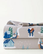 Wintertime Gnomes Organic-Cotton Flannel Bedding