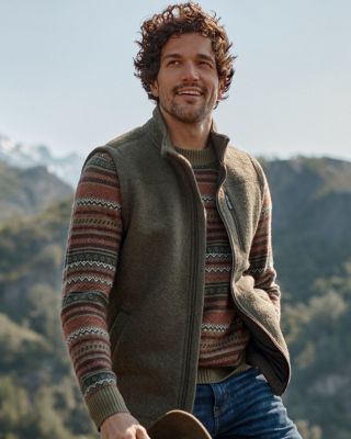 Smartwool Mens Hudson Trail Fleece Vest Navy — Hostel Shoppe