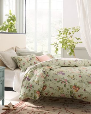 Chelsea Floral Relaxed-Linen Duvet Cover