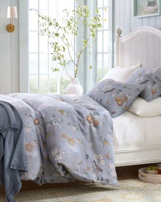 Chelsea Floral Relaxed-Linen Duvet Cover