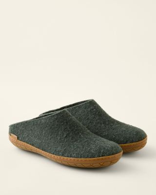 Men s Glerups Wool Slipper Mules Garnet Hill