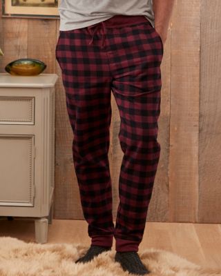 Men's Organic-Pima-Cotton Flannel Pajamas