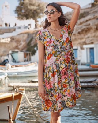 knee length dresses for ladies Women's Summer Solid Color Backless Casual Dress, Sleeveless Dress, Beach Dresses L main image 1