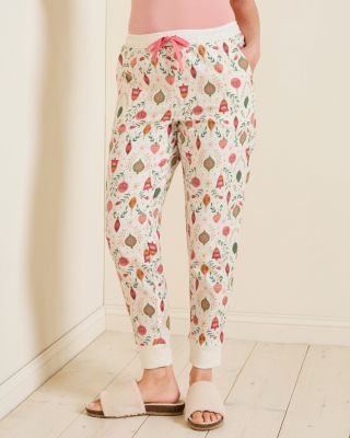 Patterned flannel jogger discount pajama pants for women