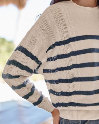 トップス WP WEST POINT cashmere Knit sweater Ribbed Cashmere Sweater: Women's Designer Sweaters | Tory Sport