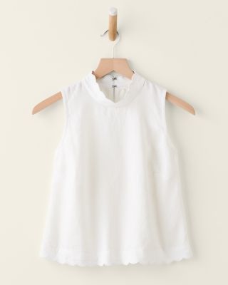【H】neau linen tops cream Coastline Linen Top | Garnet Hill