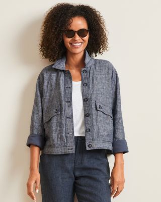 Trent Silk Linen Jacket