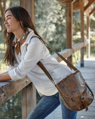 バッグ Synthetic Leather Rope Handle Bag Rough & Tumble 1903 Bag | Garnet Hill