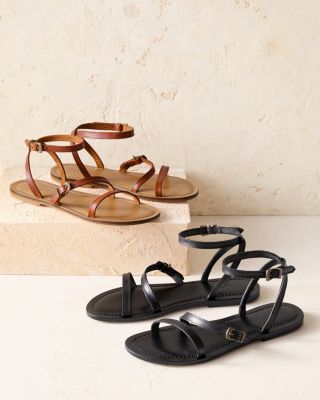 Andrea Strappy Sandals | Garnet Hill