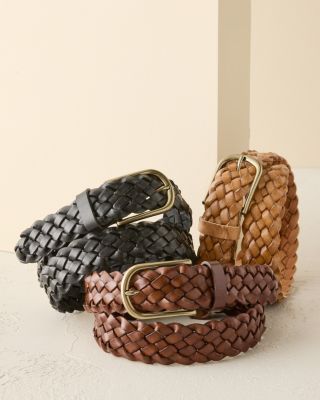 Braided Leather Belt