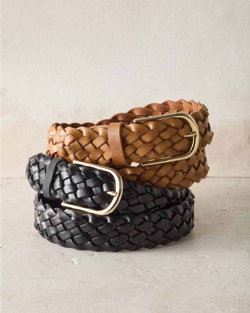 Ana Woven Leather Belt