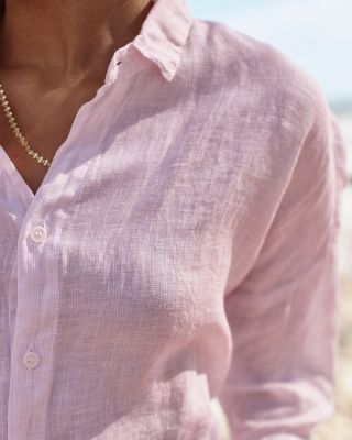 CP SHADES グランパシャツ CP Shades Gigi Linen Top | Garnet Hill