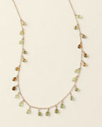 Satya Green Garnet Teardrop Necklace