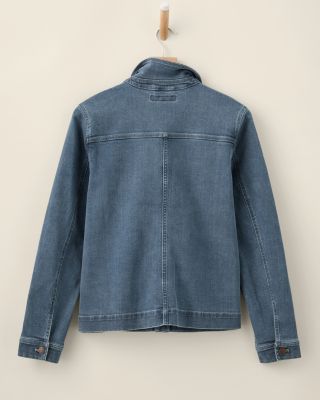 【COSYHARU】Dirty Washing Denim Jacket Beige COSYHARU】Dirty Washing Denim Jacket Beige