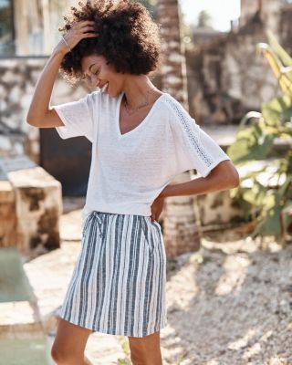 Linen Mini Skirt ADELLE, A Line Linen Skirt, Short Skirt From Natural  Linen, Linen Skirts for Women, Handmade Linen Clothes 