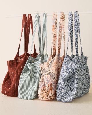 Unstructured tote online bag