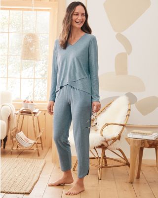 新品未使用　House of the Hill Pajamas 90size The Olivia Pajama Set - Blue Botanical – Hill House Home