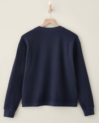 BTS 着用★関税込★KNITTED★SOFT COTTON HEAVY WAFFLE KNIT★ Eco Friendly Men Waffle Knit Sweater Organic Cotton