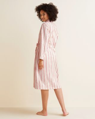 Organic-Cotton Heritage Flannel Robe | Garnet Hill