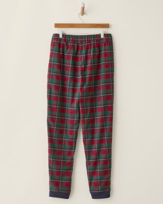 Men s Organic Pima Cotton Flannel Joggers Garnet Hill