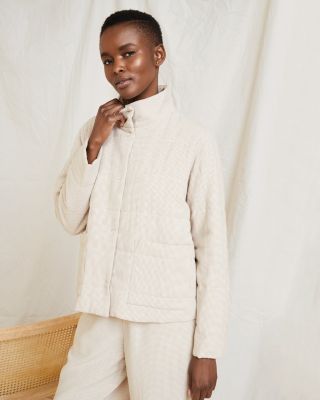 ジャケット・アウター TENDERLOIN SEERSUCKER STAND COLLAR JKT EILEEN FISHER TENCEL™ Seersucker Padded Jacket | Garnet Hill