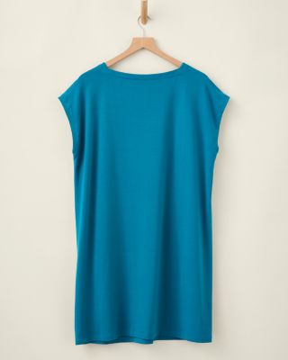 Eileen fisher square neck fashion shift dress