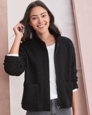 Eileen fisher 2024 boucle jacket